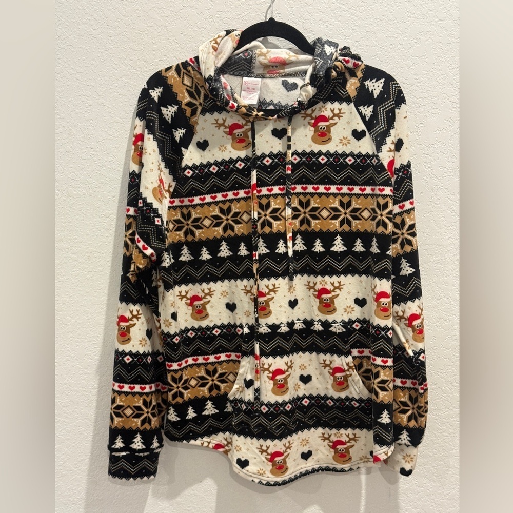 No Boundaries XXL Geometric Knit Sweater - Picture 1 of 3